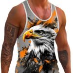 Mens Tank Tops Hawaiian Sleeveless Shirts Graphic Beach Coconut Tree Gym Tank Top