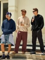 Runcati Mens Pullover Hoodies Long Sleeve Casual Lightweight Fashion Hooded Sweatshirt with Kanga Pockets