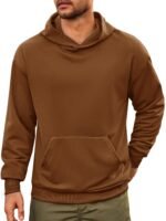 Runcati Mens Pullover Hoodies Long Sleeve Casual Lightweight Fashion Hooded Sweatshirt with Kanga Pockets