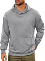 Runcati Mens Pullover Hoodies Long Sleeve Casual Lightweight Fashion Hooded Sweatshirt with Kanga Pockets