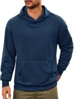 Runcati Mens Pullover Hoodies Long Sleeve Casual Lightweight Fashion Hooded Sweatshirt with Kanga Pockets