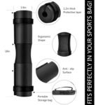 Squat Pad - Foam Barbell Pad for Squats Cushion, Lunges & Bar Padding for Hip Thrusts - Standard Weight Bar Pad - Provides Cushion to Neck and Shoulders While Training