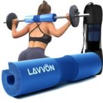 Squat Pad - Foam Barbell Pad for Squats Cushion, Lunges & Bar Padding for Hip Thrusts - Standard Weight Bar Pad - Provides Cushion to Neck and Shoulders While Training