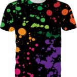 SYAIMN Unisex 3D Pattern Printed Short Sleeve T-Shirts Casual Graphics Tees