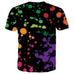 SYAIMN Unisex 3D Pattern Printed Short Sleeve T-Shirts Casual Graphics Tees