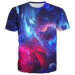 SYAIMN Unisex 3D Pattern Printed Short Sleeve T-Shirts Casual Graphics Tees