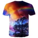 SYAIMN Unisex 3D Pattern Printed Short Sleeve T-Shirts Casual Graphics Tees