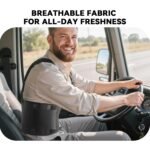 Work Back Brace for Men & Women, Adjustable Lower Back Support Belt with Suspenders for Back Pain Relief, Moving Construction Warehouse Heavy Lifting Safety & Protection (Black,...