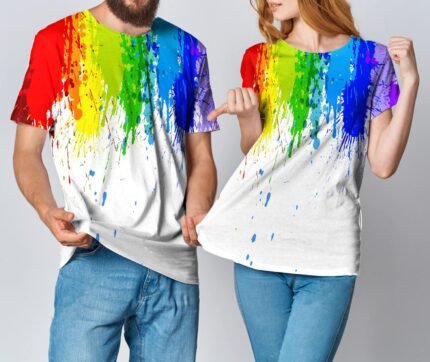 Yasswete Men and Women Shirts Unisex 3D Fashion Printed Shirts for Adults Short Sleeve Top T-Shirts