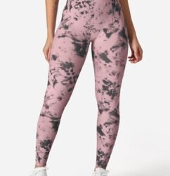 YEOREO Workout Leggings for Women Jada Scrunch Butt Lifting Leggings Seamless Screen Print Gym Yoga Pants