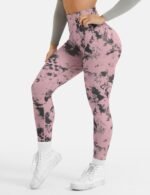 YEOREO Workout Leggings for Women Jada Scrunch Butt Lifting Leggings Seamless Screen Print Gym Yoga Pants