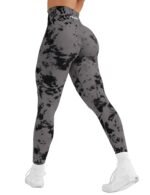 YEOREO Workout Leggings for Women Jada Scrunch Butt Lifting Leggings Seamless Screen Print Gym Yoga Pants