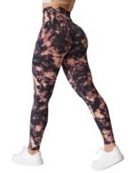 YEOREO Workout Leggings for Women Jada Scrunch Butt Lifting Leggings Seamless Screen Print Gym Yoga Pants