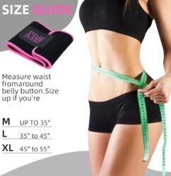 ZPP Waist Trainer for Women and Men, Neoprene Sweat Band Waist Trimmer Belt Slimming Stomach Wrap for Workout