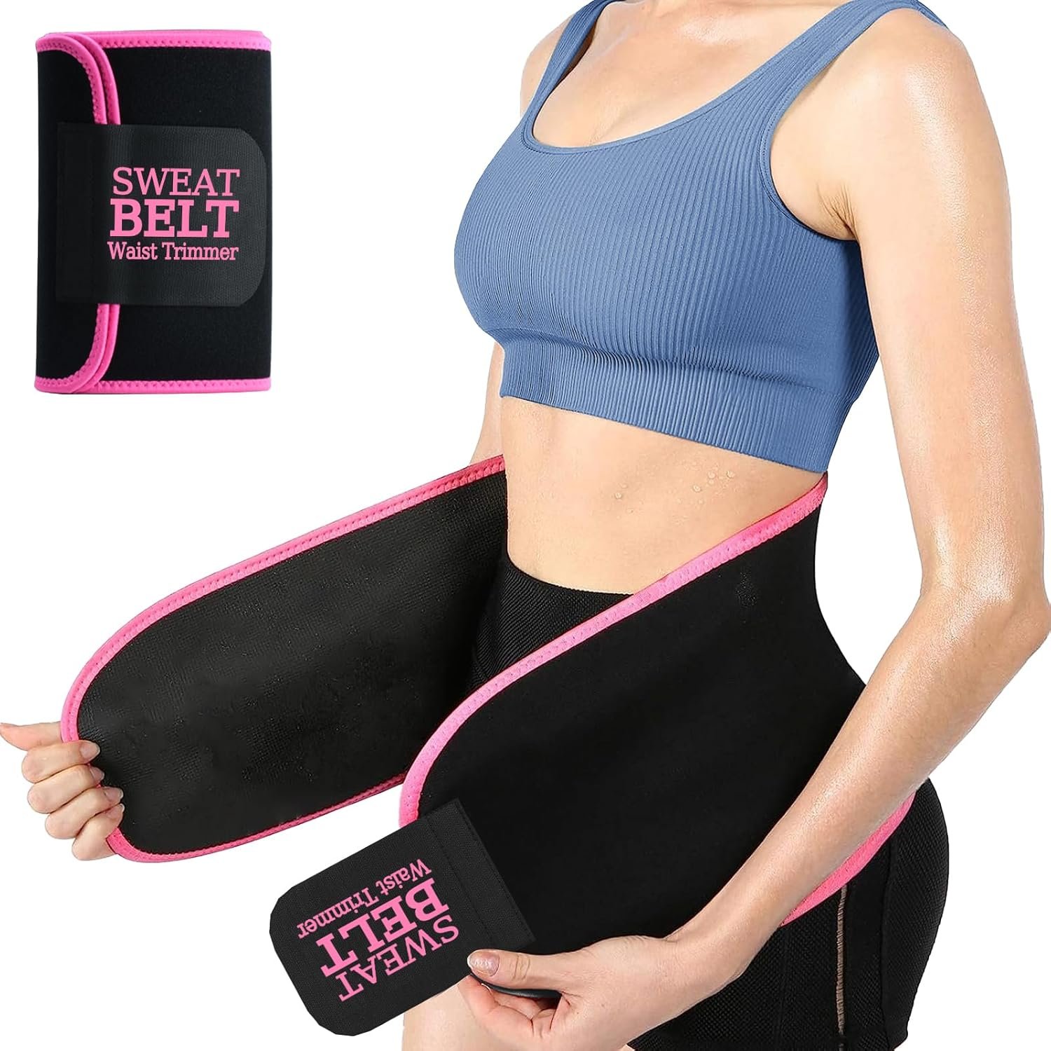 ZPP Waist Trainer for Women and Men, Neoprene Sweat Band Waist Trimmer Belt Slimming Stomach Wrap for Workout ZPP Waist Trainer for Women and Men, Neoprene Sweat Band Waist Trimmer Belt Slimming Stomach Wrap for Workout